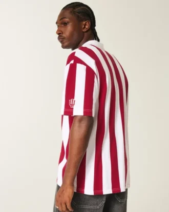 Polo com gráfico da Universidade de Indiana Hoosiers