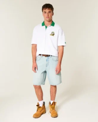Polo com gráfico da Universidade de Oregon Ducks