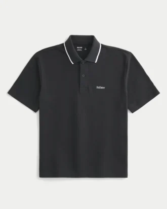 Polo com logótipo descontraído