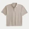 Polo curto lavado
