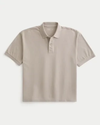 Polo curto lavado