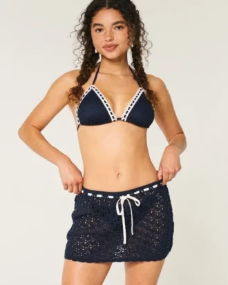 Saia estilo croché para vestir