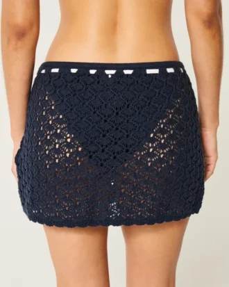Saia estilo croché para vestir