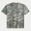 T-shirt boxy slub
