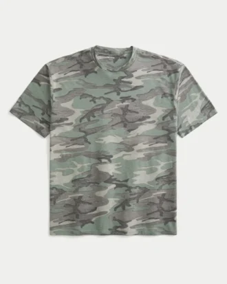 T-shirt boxy slub