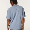 T-shirt boxy slub