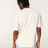 T-shirt boxy slub