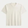 T-shirt boxy slub
