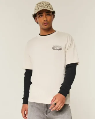 T-shirt com estampa Boxy Park Street Pawn