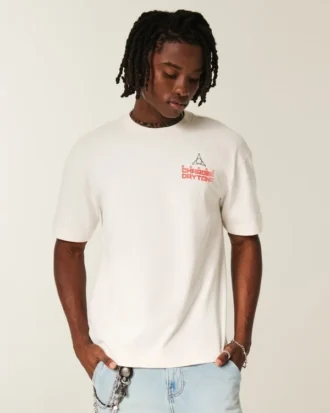T-shirt com estampa Dodge Charger Daytona, pesada e quadrada