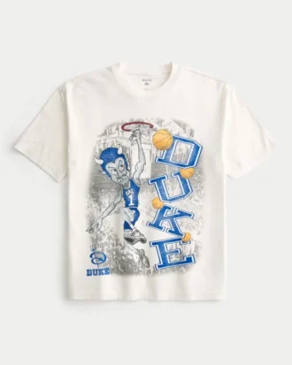 T-shirt com estampado da Duke University