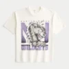 T-shirt com estampado da Northwestern University Wildcats