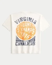 T-shirt com estampado da Universidade da Virgínia Cavaliers