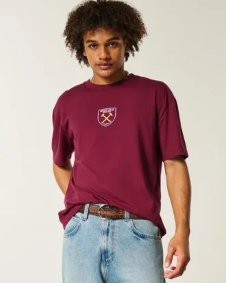 T-shirt com estampado do West Ham United Football Club