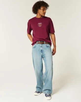 T-shirt com estampado do West Ham United Football Club