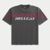 T-shirt com estampado Dodge Hellcat, pesada e quadrada