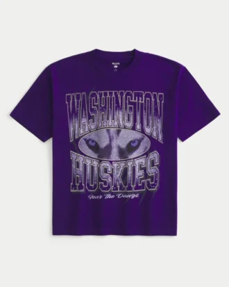 T-shirt com estampado Washington Huskies