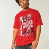 T-shirt com gráfico Boxy NC State Wolfpack