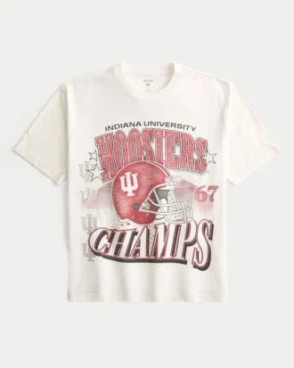 T-shirt com gráfico da Indiana University Hoosiers