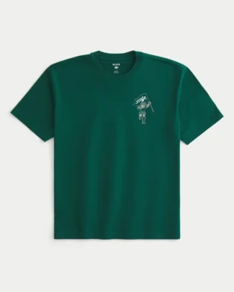 T-shirt com gráfico da Michigan State University