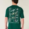 T-shirt com gráfico da Michigan State University