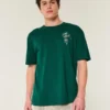 T-shirt com gráfico da Michigan State University