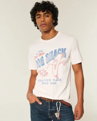 T-shirt com gráfico Del Mar Dog Shack