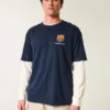 T-shirt com gráfico do FC Barcelona
