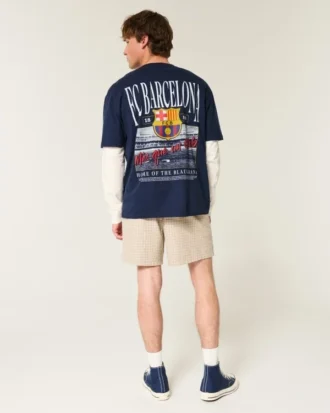T-shirt com gráfico do FC Barcelona