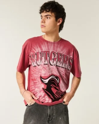 T-shirt com gráfico Rutgers Scarlet Knights