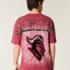 T-shirt com gráfico Rutgers Scarlet Knights
