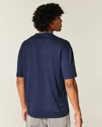 T-shirt com logótipo quadrado e efeito refrescante