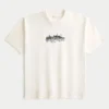 T-shirt gráfica croata pesada e quadrada
