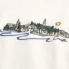 T-shirt gráfica croata pesada e quadrada
