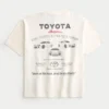 T-shirt gráfica Toyota Supra pesada e quadrada