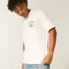 T-shirt larga com gráfico Hollywood Haunts em algodão