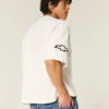 T-shirt larga e pesada com gráfico Chevrolet