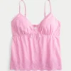 Top babydoll bordado brilhante Top babydoll bordado brilhante
