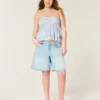 Top babydoll com alças e camadas Top babydoll com alças e camadas
