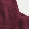 Top babydoll com brilho enrugado Top babydoll com brilho enrugado