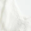 Top babydoll com brilho enrugado Top babydoll com brilho enrugado