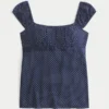 Top babydoll com laço em cetim fácil Top babydoll com laço em cetim fácil