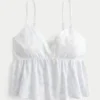 Top babydoll com padrão paisley simples Top babydoll com padrão paisley simples