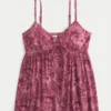 Top babydoll com pregas Top babydoll com pregas