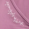 Top babydoll de manga comprida com pinças no peito