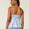 Top babydoll em chiffon fácil Top babydoll em chiffon fácil