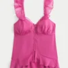 Top babydoll em chiffon fácil Top babydoll em chiffon fácil