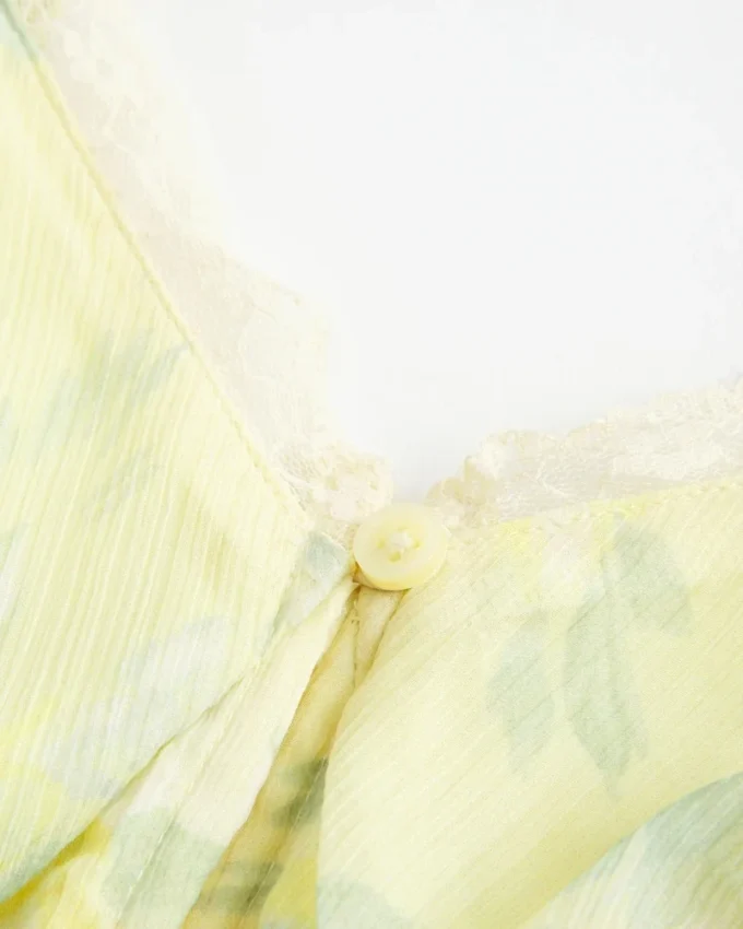 Top babydoll em chiffon fácil Top babydoll em chiffon fácil