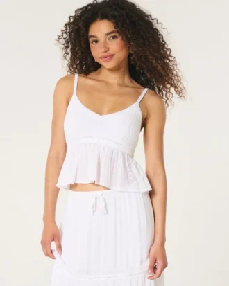 Top babydoll estilo croché fácil