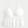 Top babydoll estilo croché fácil Top babydoll estilo croché fácil
